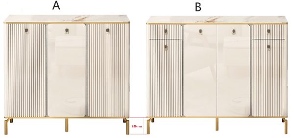 Shoe cabinet SC1644B (Sintered stone top)